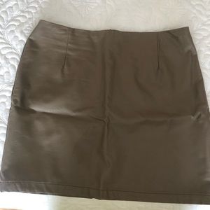 Forever 21 mini skirt in imitation leather